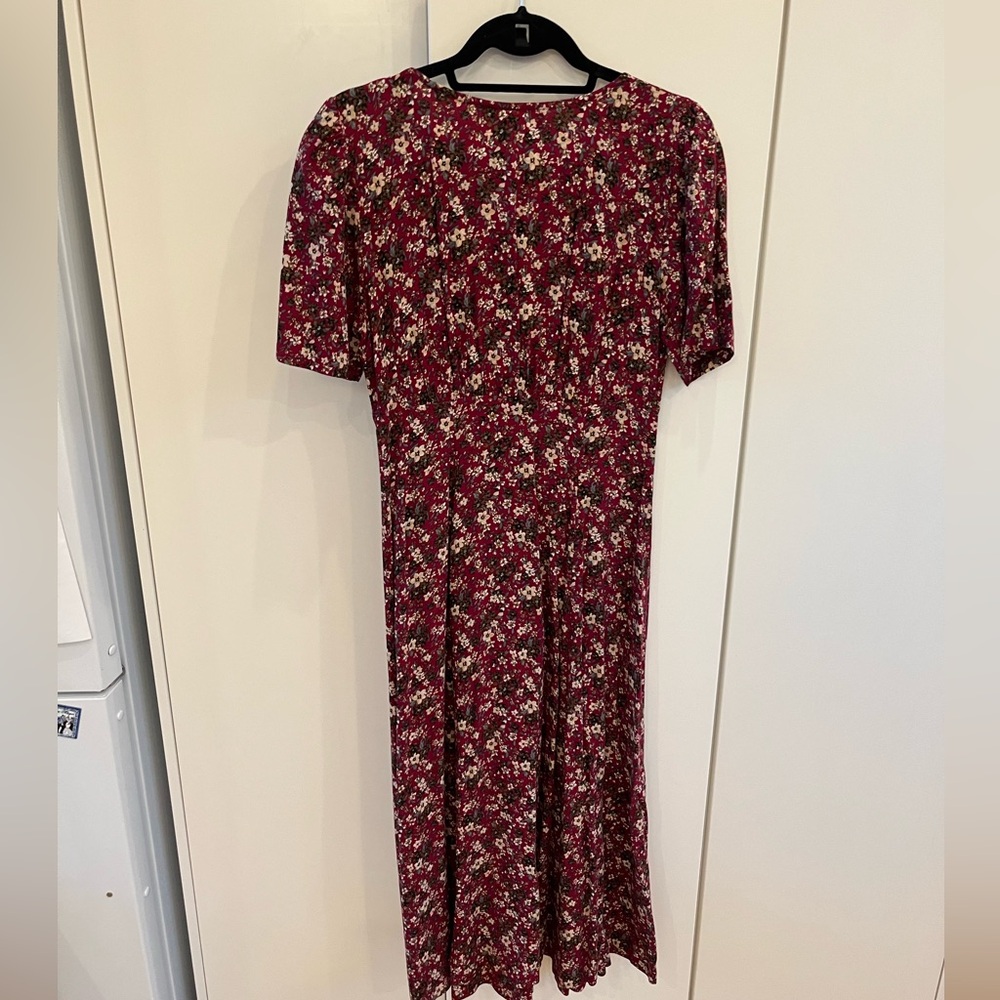 All That Jazz Women’s Vintage Cottagecore Floral Short Sleeve Prairie Dress - Picture 2 of 8